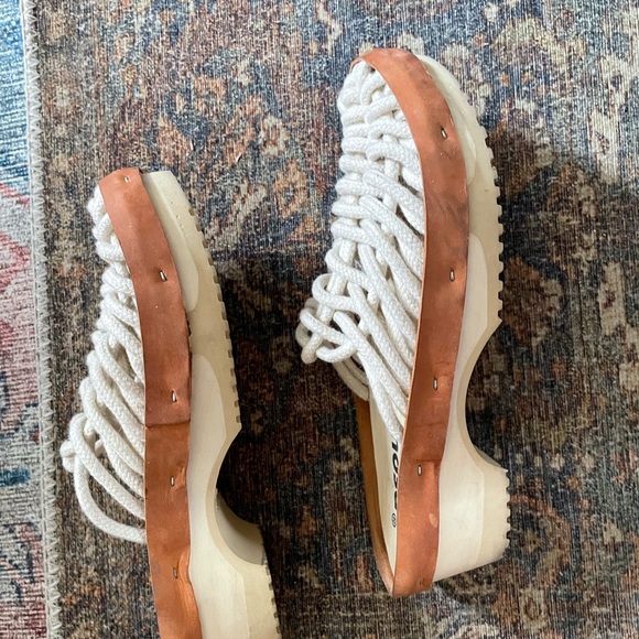 ROSA MOSA clogs with rope / plastic soles. Size 40/ 9 - Picture 5 of 8